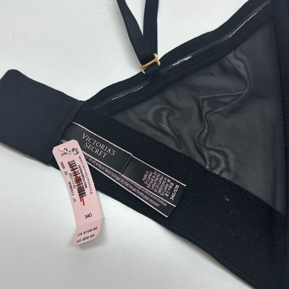🔥VICTORIA'S SECRET logo bra 34C multiway unlined  very sexy  new - Picture 4 of 8